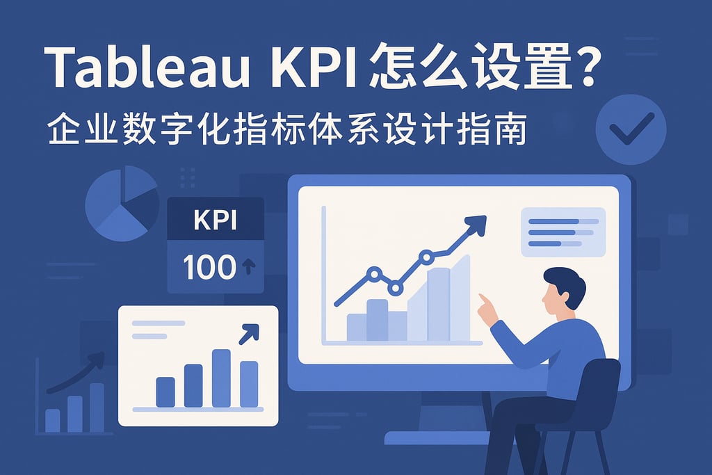 Tableau KPI怎么设置？企业数字化指标体系设计指南